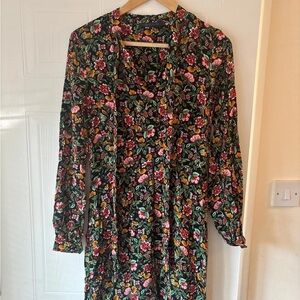 Floral Long Sleeve Dress